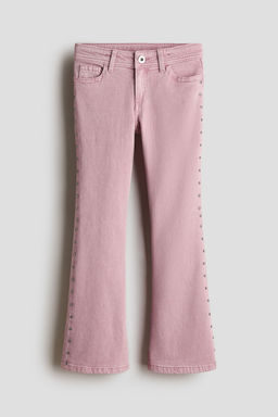 H&M - Girls Pink Flared Leg Low Jeans
