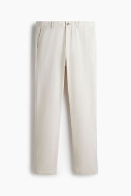 H&M - Men Beige Slim Fit Cotton Chinos