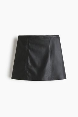 H&M - Women Black A-Line Mini Skirt