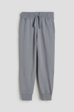 H&M - Boys Grey Cotton Jersey Joggers