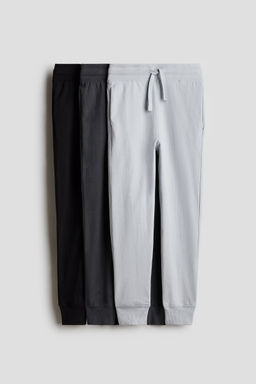 H&M - Boys 3-Pack Cotton Jersey Joggers