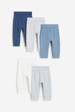 H&M - Boys & Girls 5-Pack Foldover-Waist Trousers