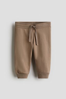 H&M - Boys & Girls Brown Cotton Sweatpants