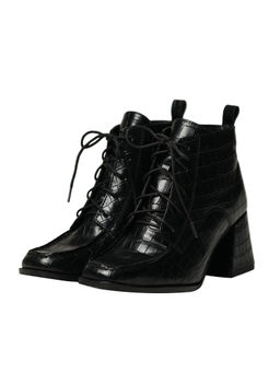 Theater - Women Polly Michael Black Lace-Up Boots