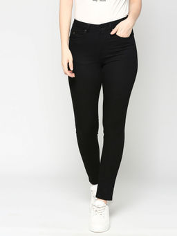 Being Human - Black Mid Rise Skinny Fit Women Jeans