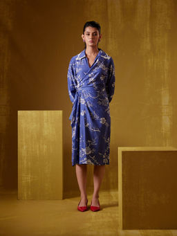 BUNKA - Blue Midi Dress