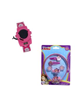 Disney - Minnie Disc Shooter Watch and Hair Accessories Combo