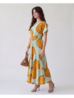 Twenty Dresses by Nykaa Fashion - Womens Mint Green Tie-Dye Maxi Dress