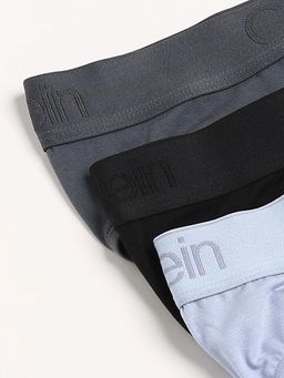 Calvin Klein - Men Multicolor Solid Briefs (Pack of 3)