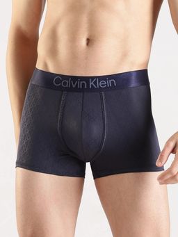 Calvin Klein - Men Logo Navy Blue Trunks