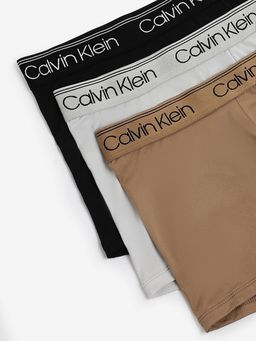 Calvin Klein - Men Solid Multicolor Trunks (Pack of 3)