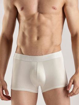 Calvin Klein - Men Solid Off White Trunks