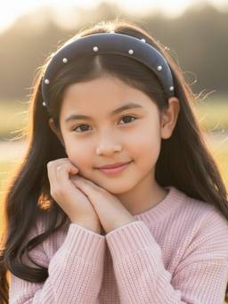 Ribbon Candy - Girls Grey Embellished/Sequined Velvet Hairband