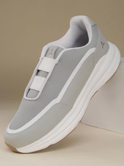 AVANT - Men's Grey Stride Ease Slip-On Walking Shoes