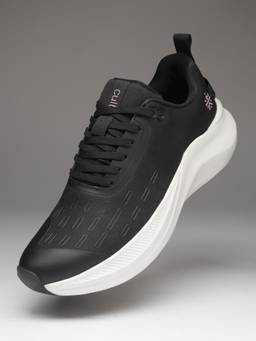CULT - Women Black Mesh Running Shoes
