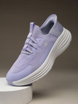 CULT - Women Lavender Knitted Walking Shoes