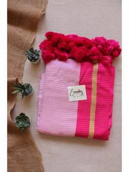 Eternity by Sakshi - Bubble-Gum Rang Saree Without Blouse