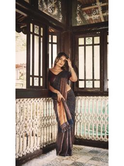 Eternity by Sakshi - Niharika Falak Saree with Unstitched Blouse