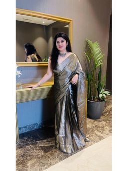 Eternity by Sakshi - Padma Metallic Saree Without Blouse
