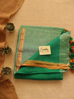 Eternity by Sakshi - Arjuna Metallic Linen Saree with Unstitched Blouse