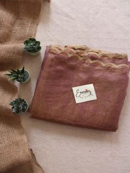 Eternity by Sakshi - Grape Jug Mug Saree with Unstitched Blouse