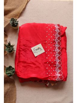 Eternity by Sakshi - Laal Pari Saree with Unstitched Blouse