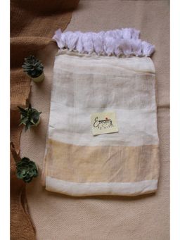 Eternity by Sakshi - White Nayana Saree with Unstitched Blouse