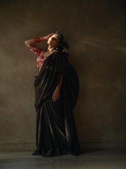 Eternity by Sakshi - Kohl Breezy Saree Without Blouse