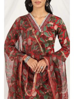 TAHILIYA - Blue Kota Doria Dupatta