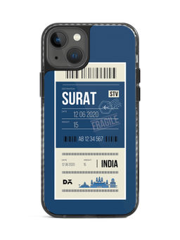 DailyObjects - Surat City Tag Stride 2.0 Case Cover For iPhone 13 Mini-5.4-inch