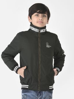 CRIMSOUNE CLUB - Boys Polished Olive Bomber