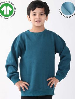 ANTHRILO - Teal Solid Sweatshirt