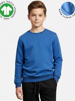 ANTHRILO - Blue Solid Sweatshirt