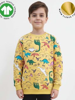 ANTHRILO - Yellow Printed Sweatshirt