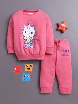 Bumzee - Pink Printed T-shirt and Pyjama