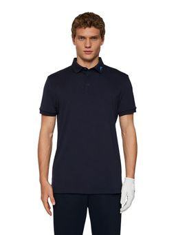 J.Lindeberg - Men's Navy Blue Kv Golf Polo T-Shirt