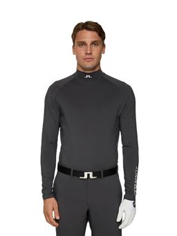 J.Lindeberg - Men's Charcoal Ello Compression T-Shirt