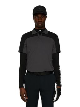 J.Lindeberg - Men's Charcoal Anders Golf Polo T-Shirt