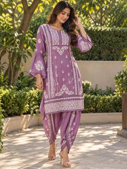 Sindh Fashion - Purple Embroidered Co-ord Set
