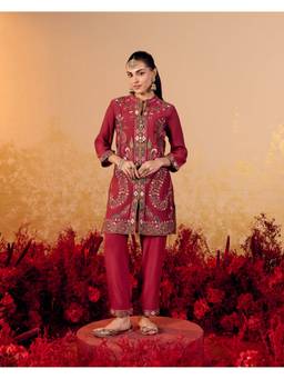 Lakshita - Eshvi Jade Black Embroidered Co-ord Set