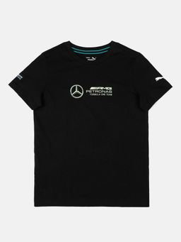 Puma - Mercedes AMG Petronas Motorsports F1 Logo Unisex Kids Black T-Shirts