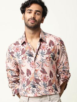 Rare Rabbit - Misons Pink Shirt