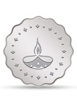 Kundan - 10g Silver Coin (999.9) Diya