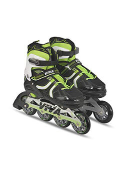 Viva Skates - Inline Skates 90mm14 Years & Above (Size - L) - Adjustable