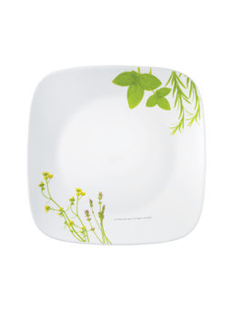 Corelle - Asia Collection European Herbs 26.7cm Square Round Dinner Plate Pack of 6