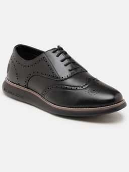 U.S. POLO ASSN. - MARCO 2.0 | Men Black Stylish Smart Brogues