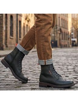 Alberto Torresi - Men Sabastian Green Casual Boots Series 36