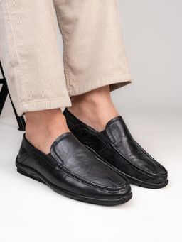 Alberto Torresi - Men Black Loafers