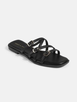 Lemon & Pepper - Women Black Flats