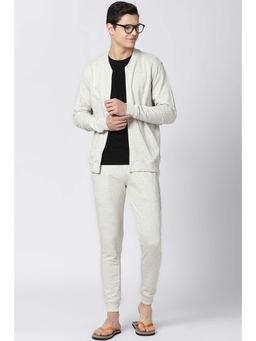 Peter England - Men Grey T Shirt And Joggers (Set of 2)